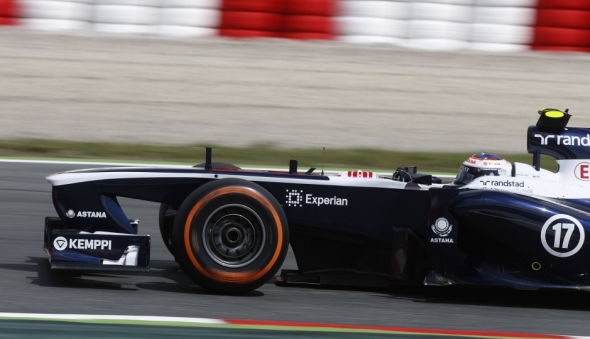 Also massive tyre wear for the Williams team - Photo: Williams F1